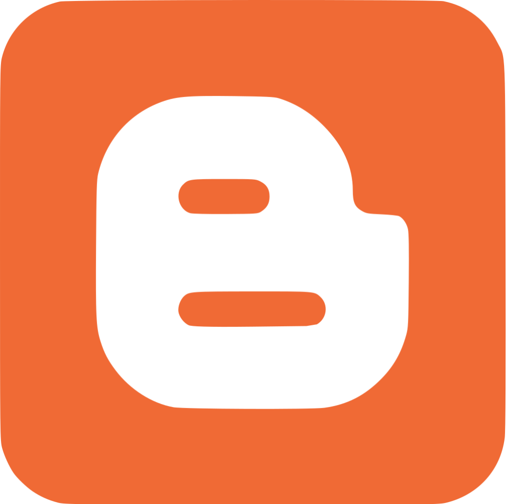 Blogger platform logo.