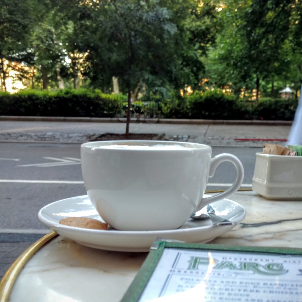Brunch served at Rittenhouse Square.