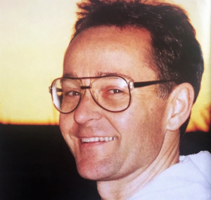 Portrait of Brother Fred Eid, an influential teacher and mentor.