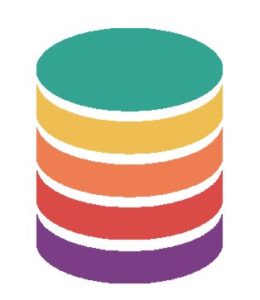 A database icon with layered rainbow colors; the image links to a related video.